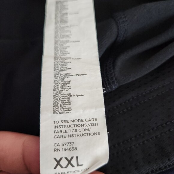 Fabletics The Franchise Shorts Mens XXL Blue 7” Lined Athletic Performance Gym - Picture 5 of 12